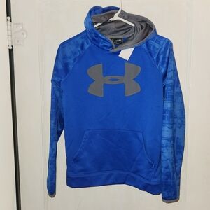 Under Armour Blue and Gray Kids Hoodie